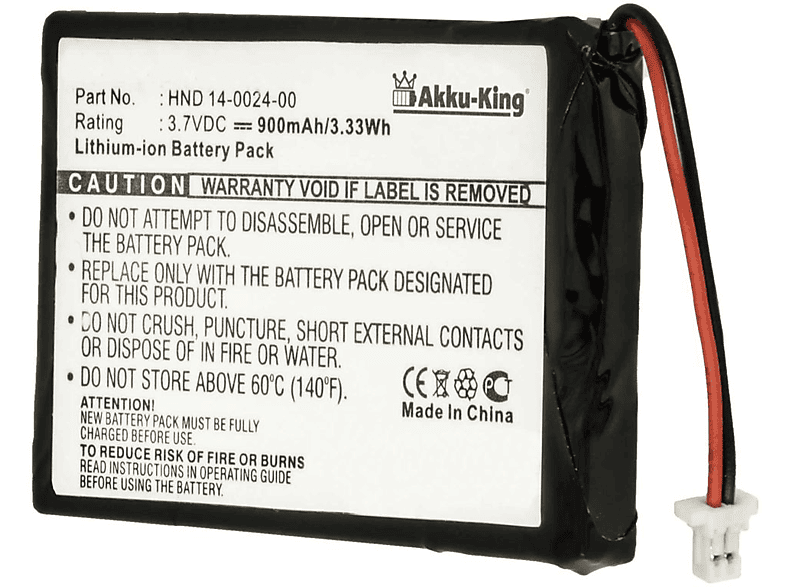 AKKU-KING Akku kompatibel Li-Ion 900mAh Palm 3.7 270 Handy-Akku, Volt, mit