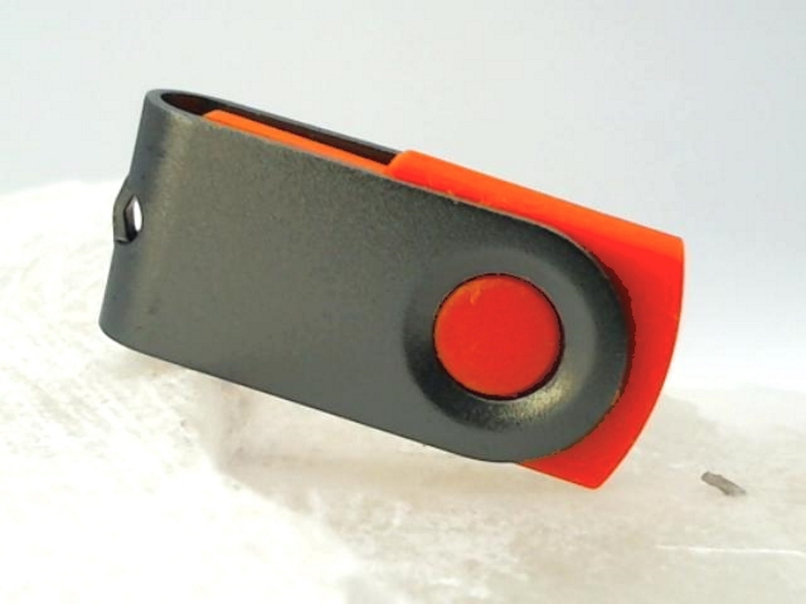 USB GERMANY ® MINI-SWIVEL (Rot-Graumetall, 4 USB-Stick GB)
