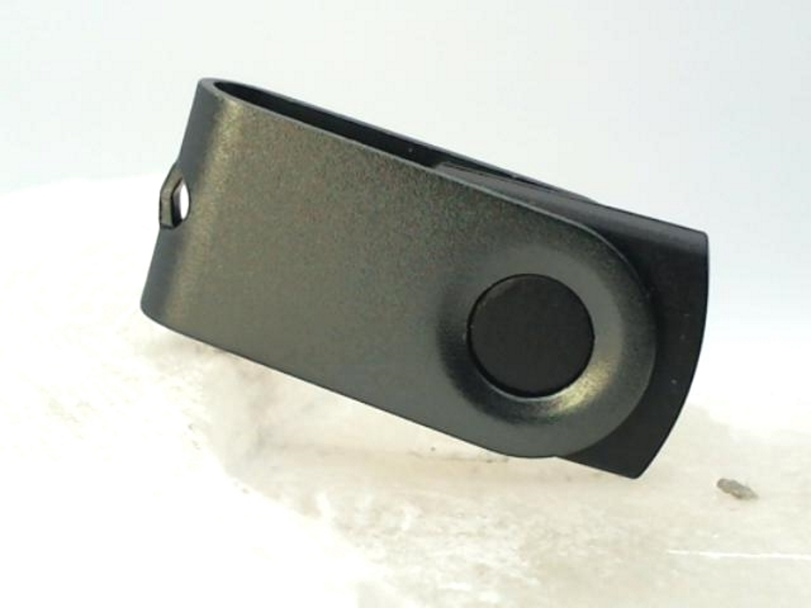 USB-Stick GB) MINI-SWIVEL ® GERMANY (Schwarz-Graumetall, 1 USB