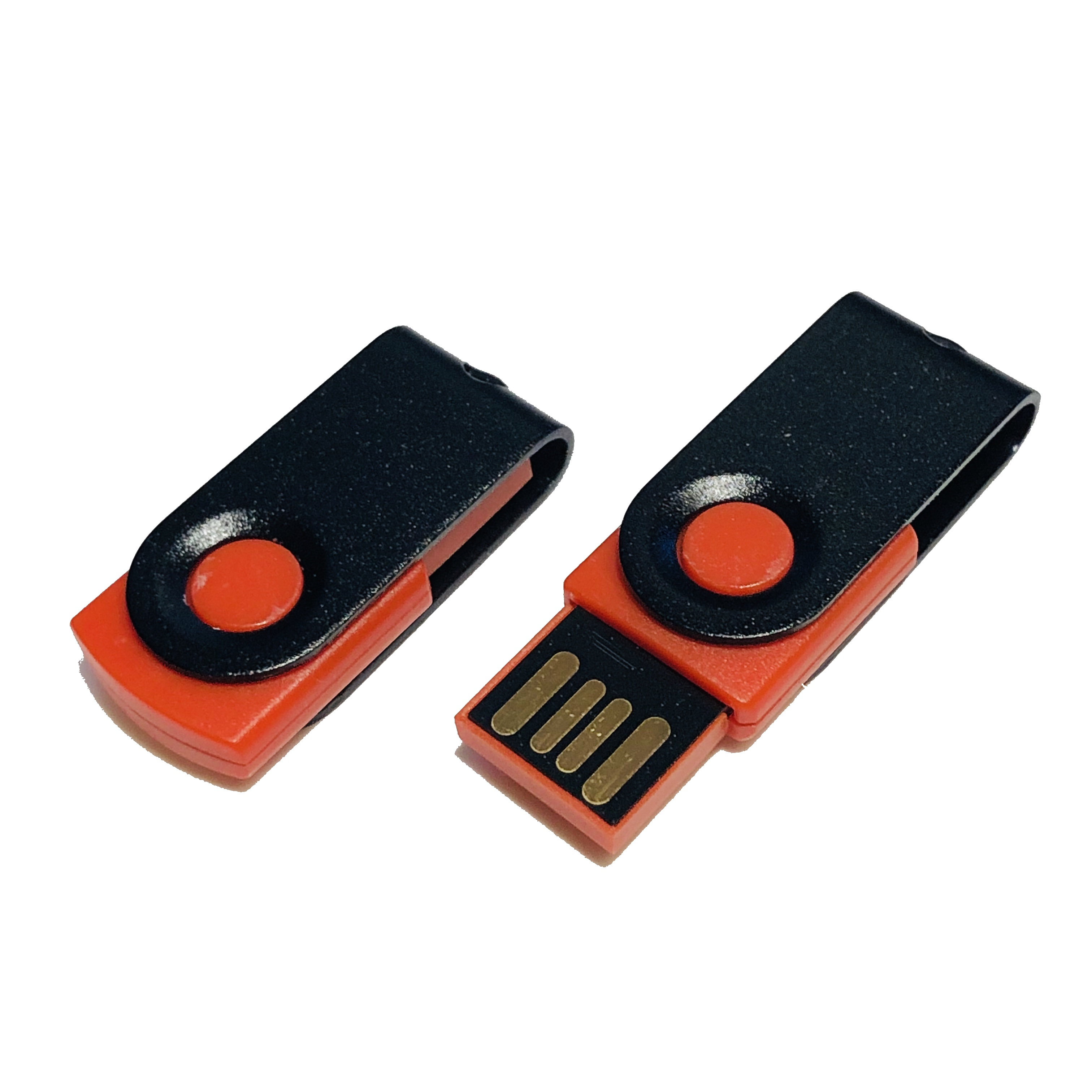 (Rot-Schwarz, USB GERMANY 64 ® GB) MINI-SWIVEL USB-Stick