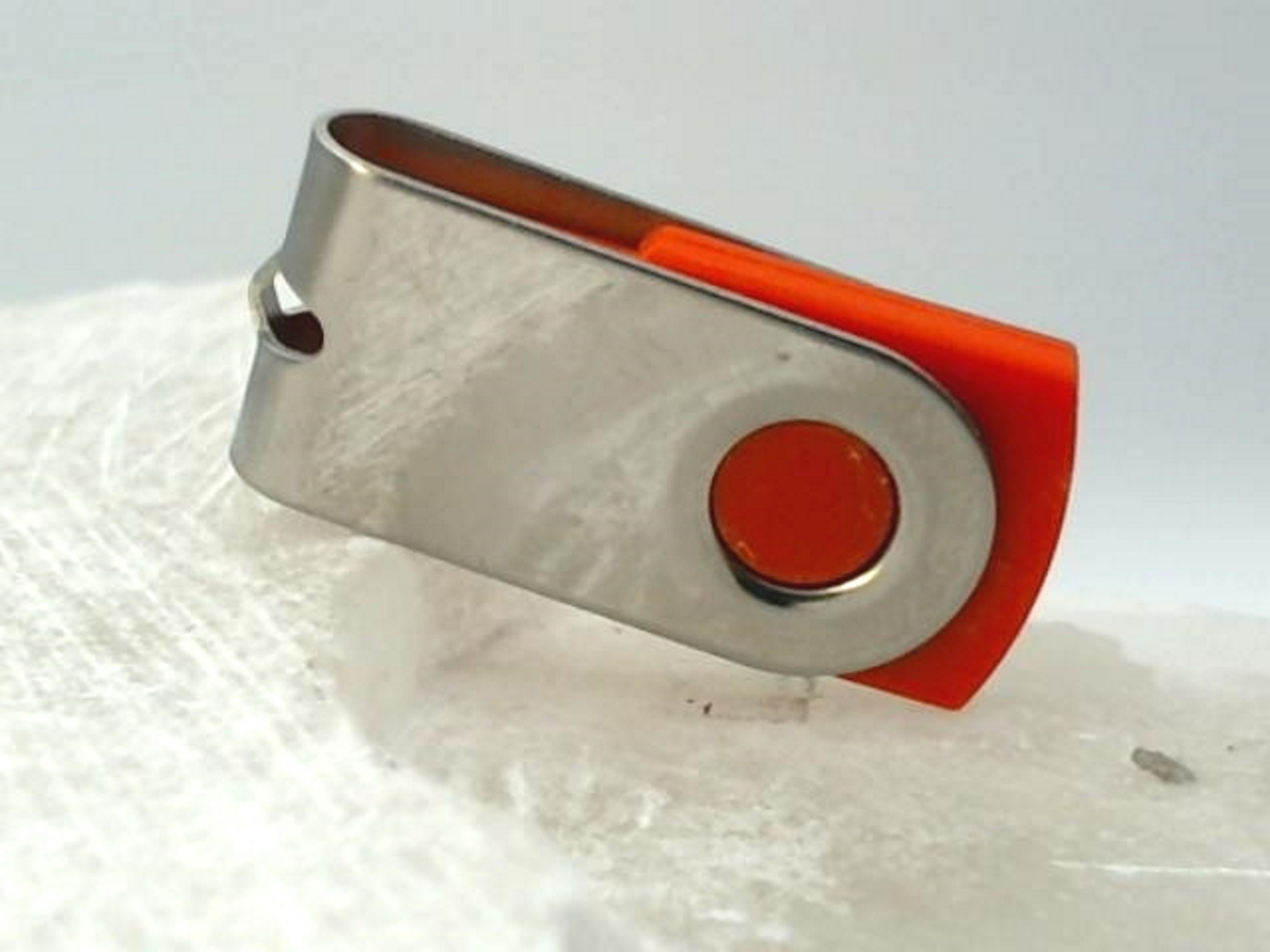 USB GERMANY ® MINI-SWIVEL GB) USB-Stick (Rot-Chrome, 32