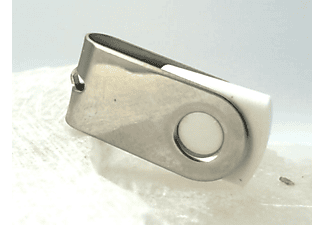 USB GERMANY ® MINI-SWIVEL USB-Stick (Weiß-Chrome, 64 GB)