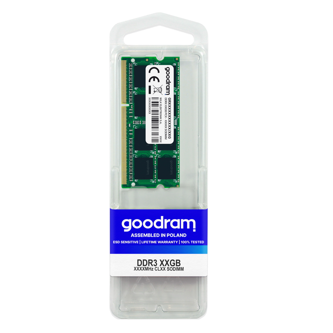 Arbeitsspeicher CL11 GB 1600MHz 1,35V DDR3 SODIMM GOODRAM 2GB 2