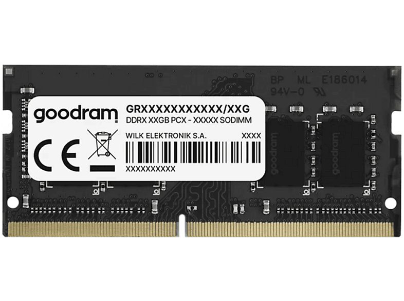 SODIMM Arbeitsspeicher 2666MHz GOODRAM CL19 GB 4 DDR4 SR 4GB