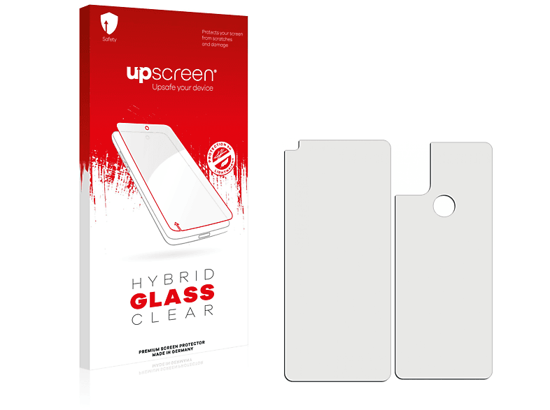 UPSCREEN klare Schutzfolie(für OnePlus Nord N10 5G (Vorder + Rückseite))