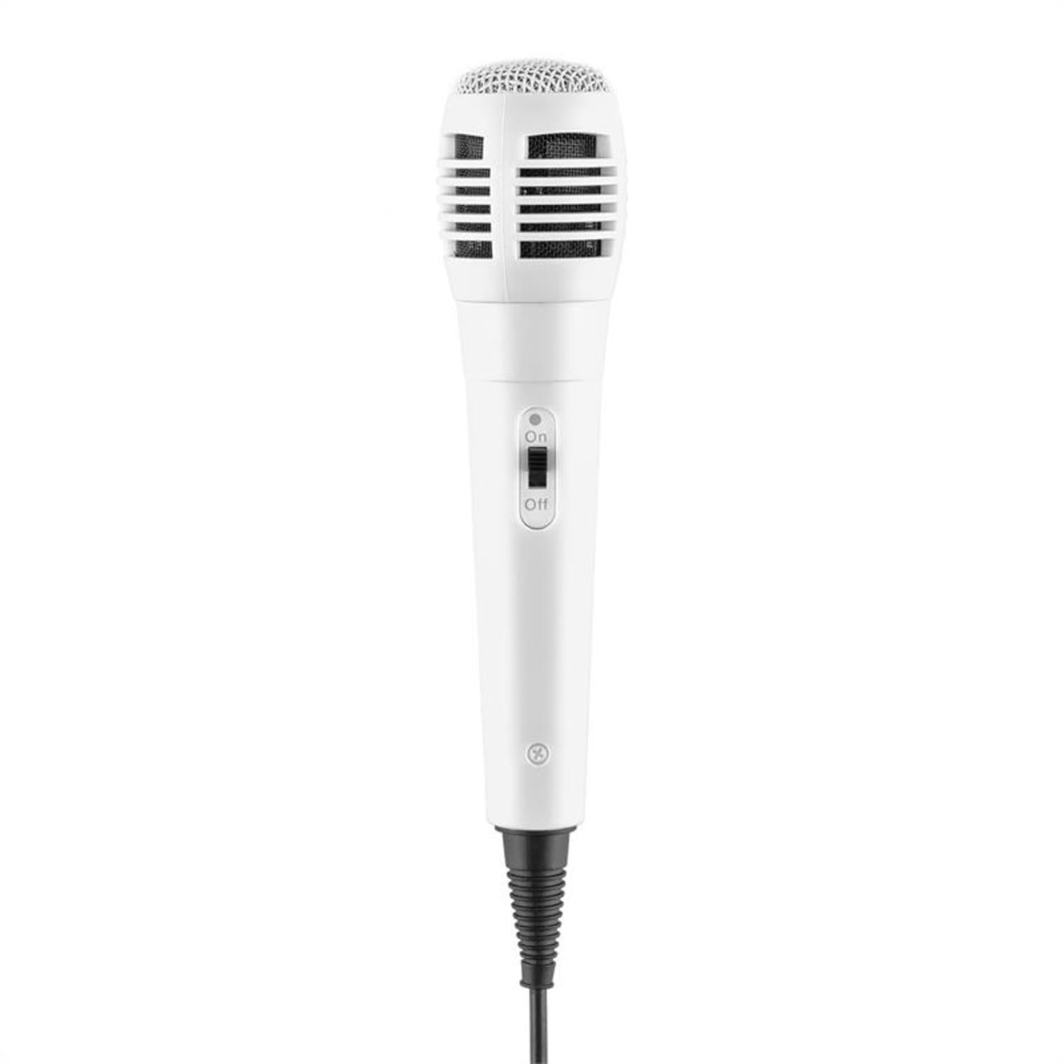 AUNA DiscoFever Weiß Karaoke-Anlage, LED