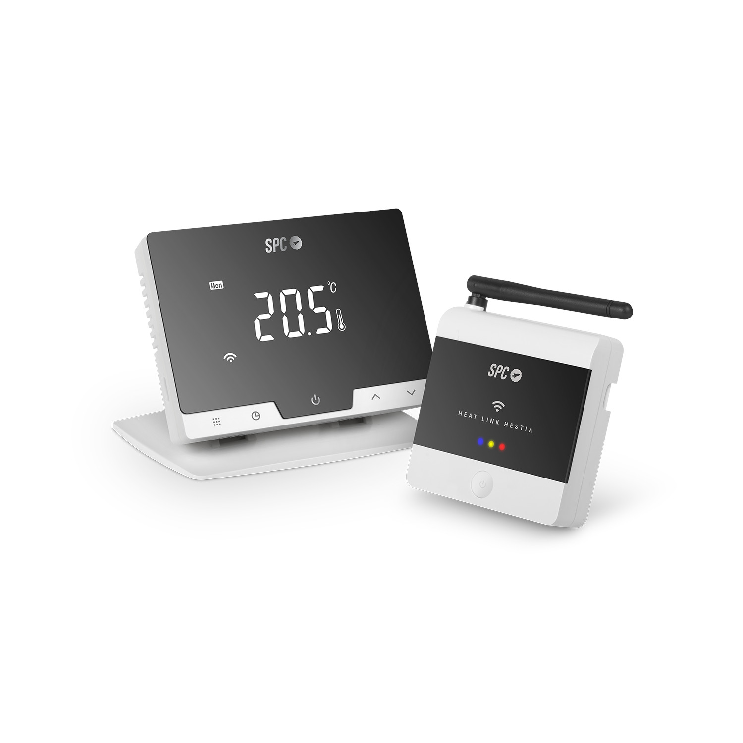Spc Hestia Blanco termostato inteligente 6472b wifi control de la mediante iot app amazon alexa google