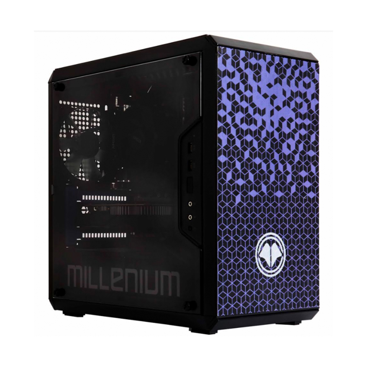 Pc Gaming G166S-A516AF-W-M-R28-A-D1 - MILLENIUM, AMD Ryzen 5 1600 AF, 16 GB, 1 TB, NVIDIA GeForce GTX 1660 SUPER 6Go, Windows 10 Home 64 bits, Negro/morado