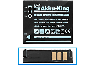 AKKU-KING Akku kompatibel mit Ricoh DB-65 Li-Ion Kamera-Akku, 3.7 Volt, 1250mAh