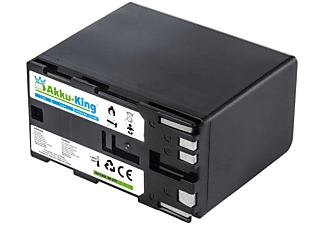 AKKU-KING Akku kompatibel mit Canon BP-975 Li-Ion Kamera-Akku, 7.4 Volt, 10050mAh