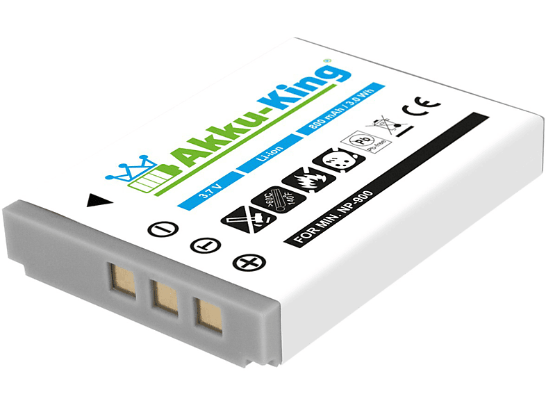 Li-Ion Kamera-Akku, 3.7 800mAh Akku kompatibel mit Volt, Premier DS-4330 AKKU-KING