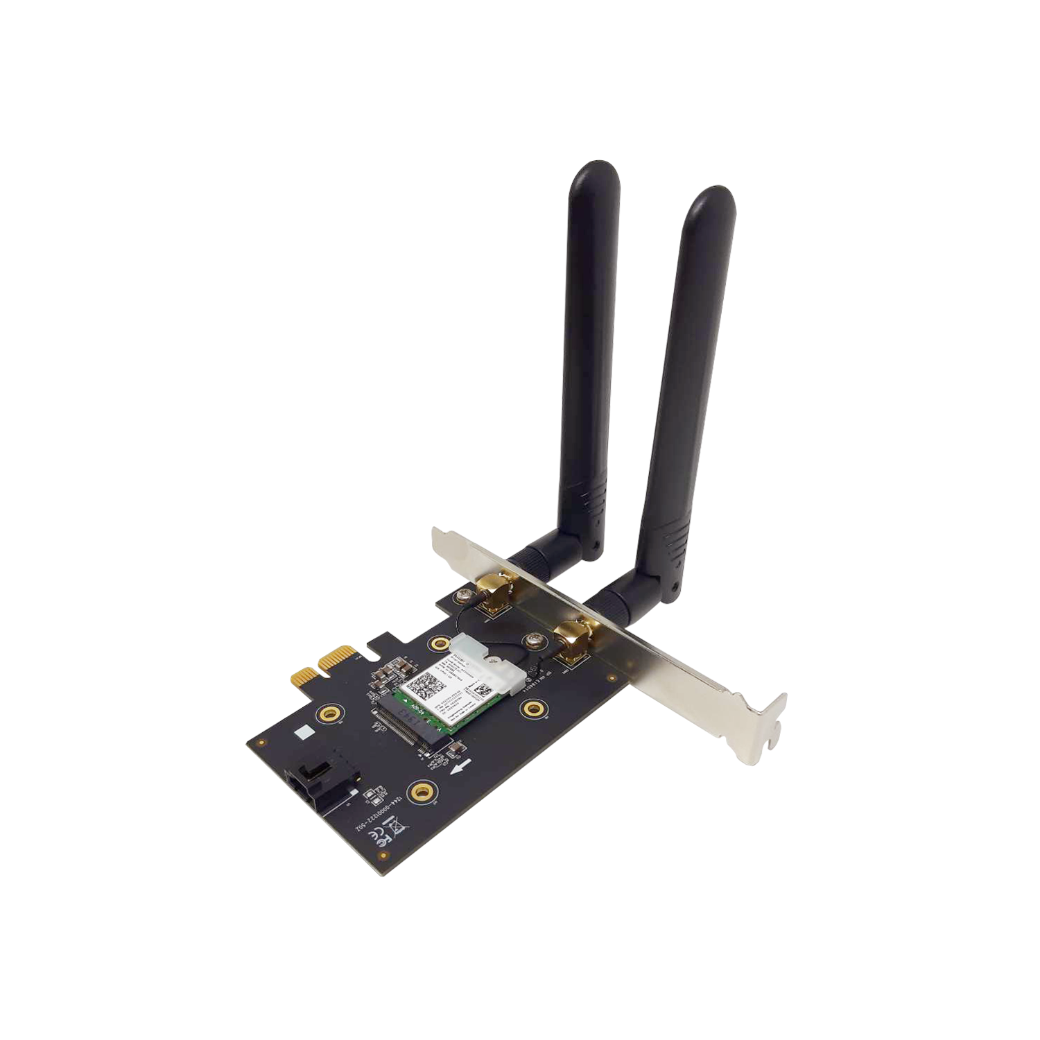2x2 NETWORKS AX1650 Dual RIVET Wi-Fi Karte 5.1 Desktop Band, PCIe Killer PC 6 Wi-Fi Bluetooth Wi-Fi 6/11AX, - für