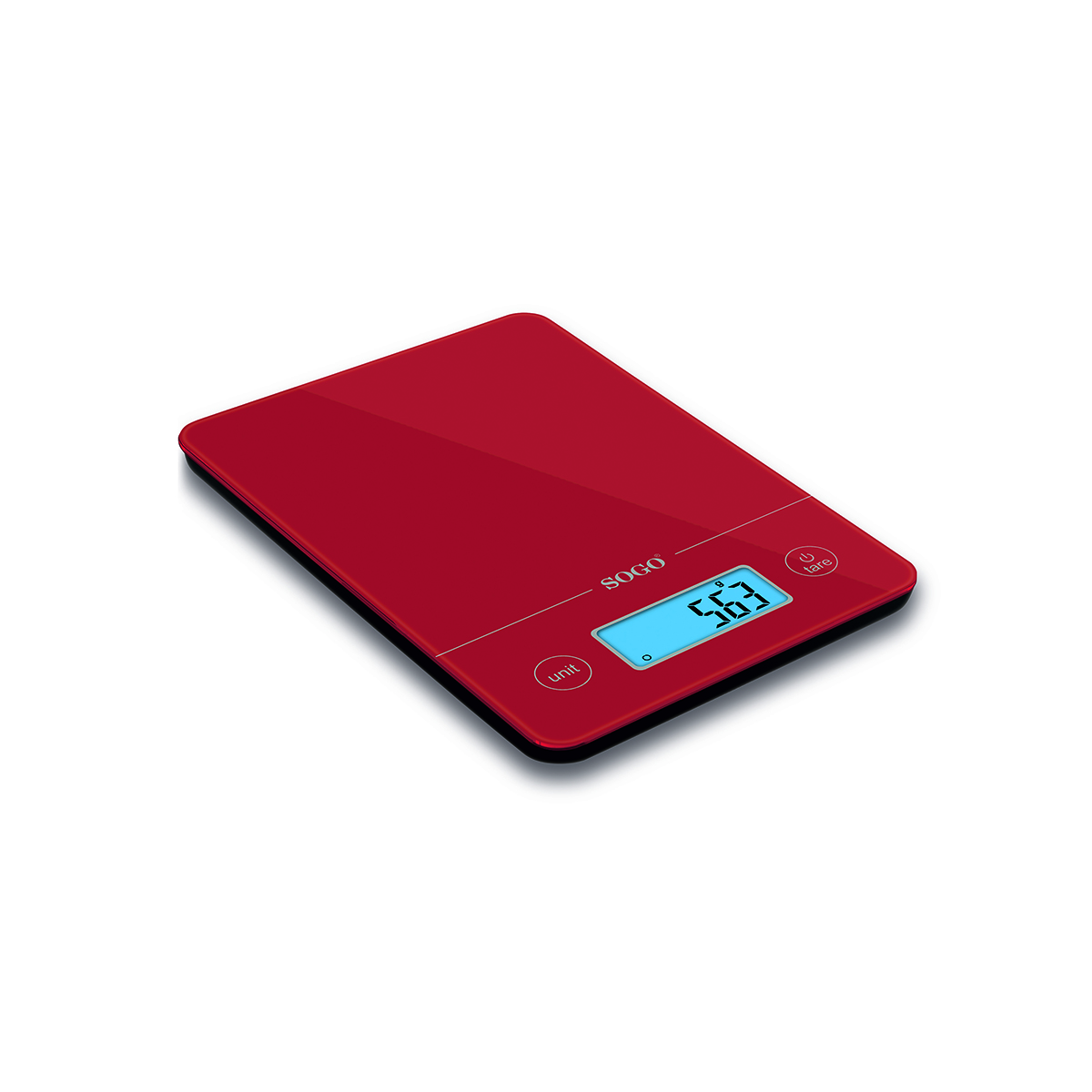 Balanza cocina BAC-SS-3961-R;SOGO, Rojo