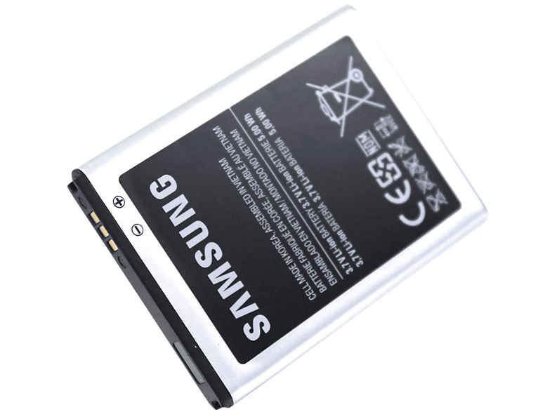 3.7 Akku Original SAMSUNG GT-S5830I Volt, für mAh Li-Ion Handy-/Smartphoneakku, Li-Ion, Samsung 1350