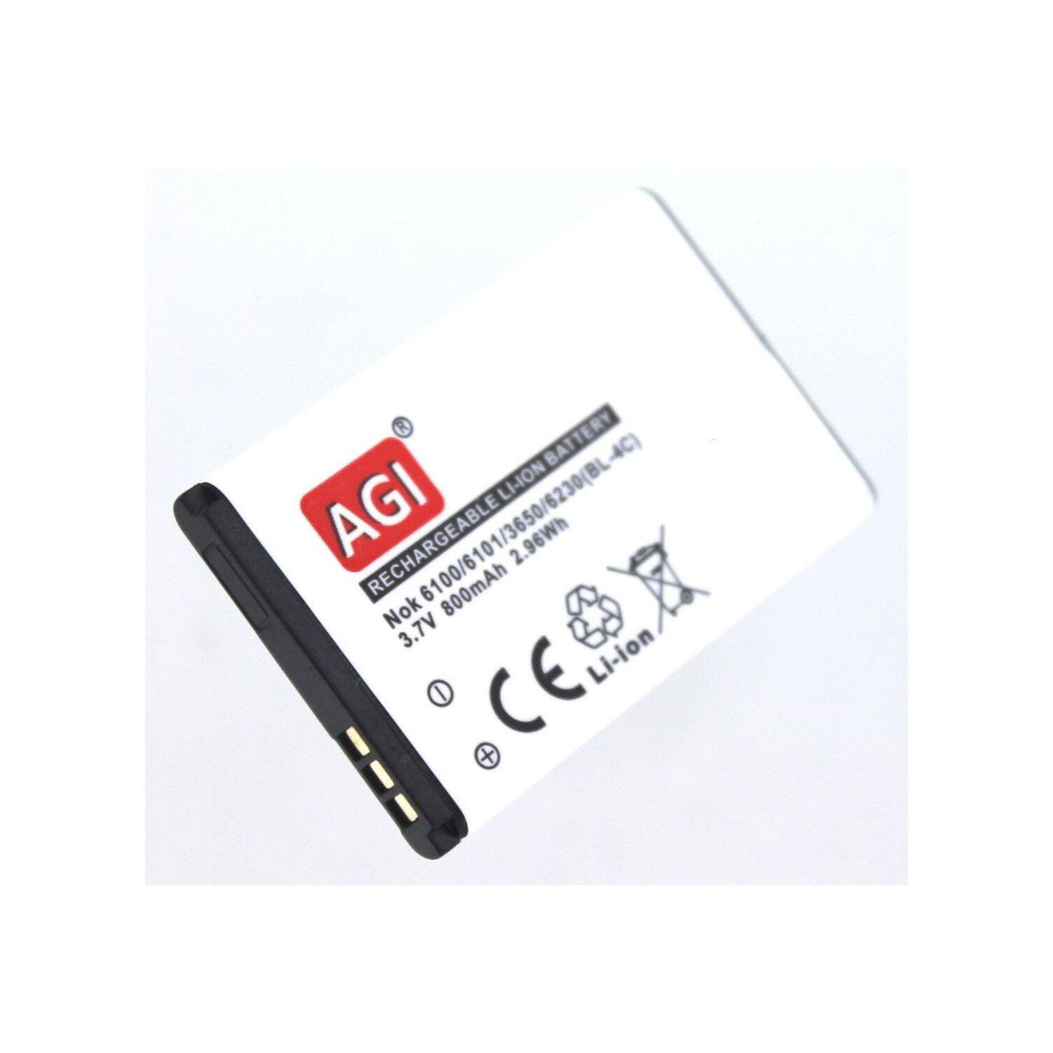 AGI Akku kompatibel mit 3.7 Handy-/Smartphoneakku, mAh Volt, Li-Ion, 750 Li-Ion Olympia LN-4C