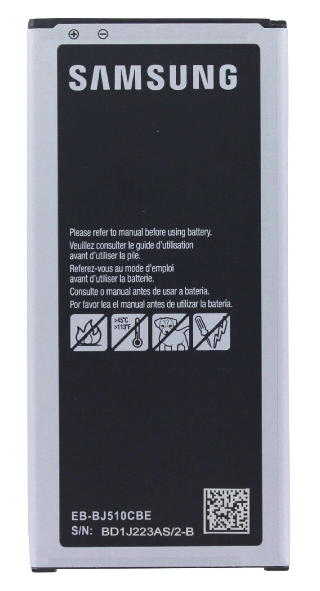 Akku mAh Galaxy SAMSUNG Original für J5 Samsung Handy-/Smartphoneakku, Volt, (2016) 3.85 3100 Li-Ion Li-Ion,