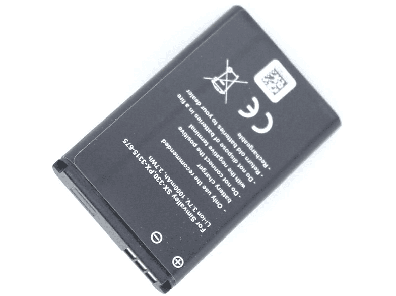 kompatibel Sinus AGI 806 Li-Ion, 3.7 Akku Handy-/Smartphoneakku, 1000 mAh mit Li-Ion Telekom Volt,