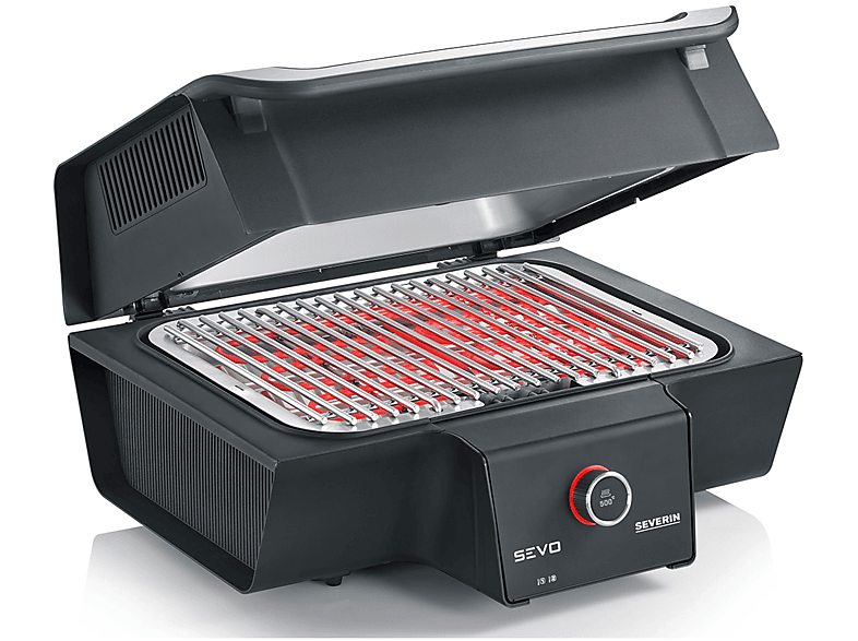 SEVERIN SEVO GT PG 8106 Elektrogrill, schwarz (3000 Watt) SATURN