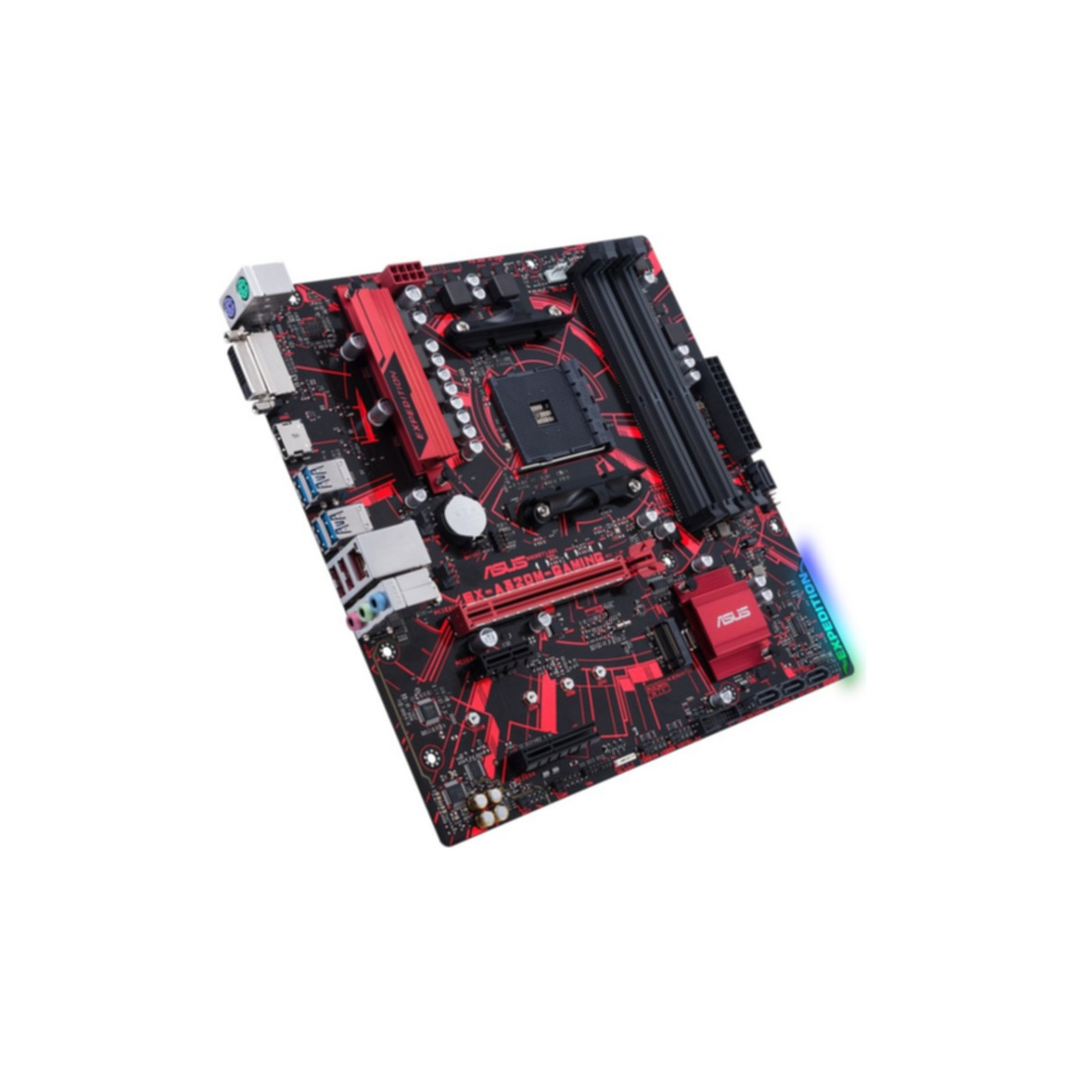 ASUS EX-A320M-GAMING Mainboards schwarz;rot