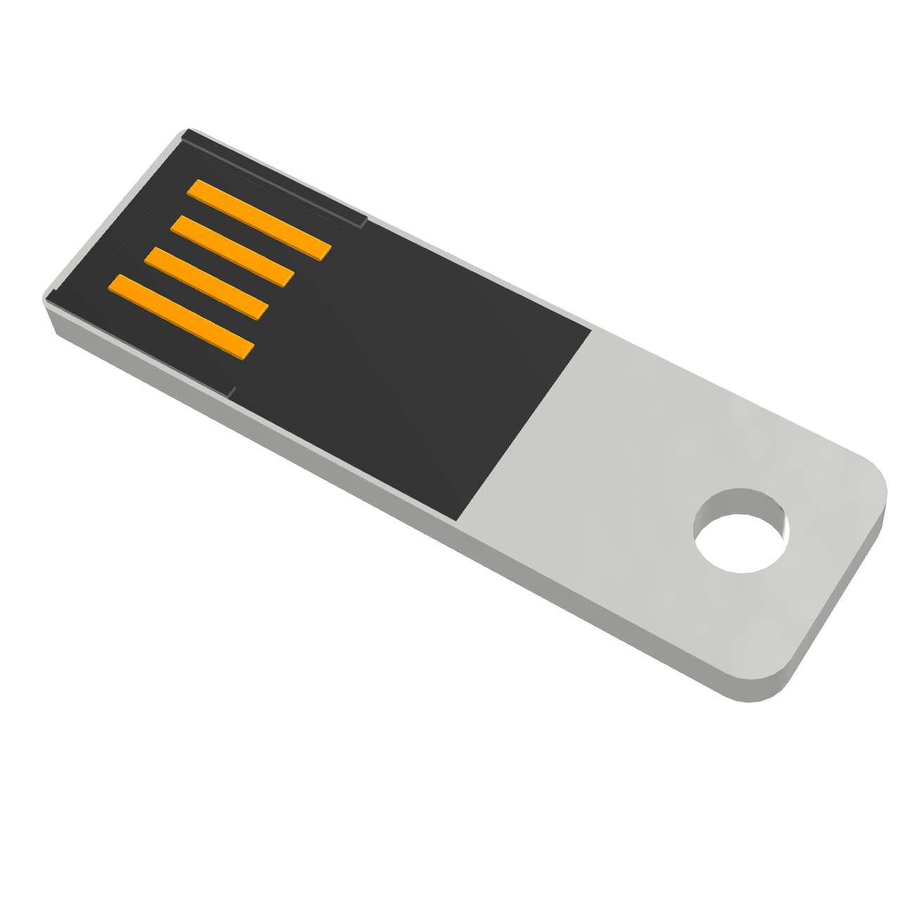 USB GERMANY ® Mini Slim USB-Stick 1 GB) (Weiß