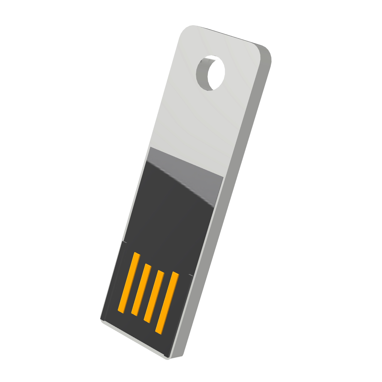 USB GERMANY ® Mini 1 GB) USB-Stick (Weiß, Slim
