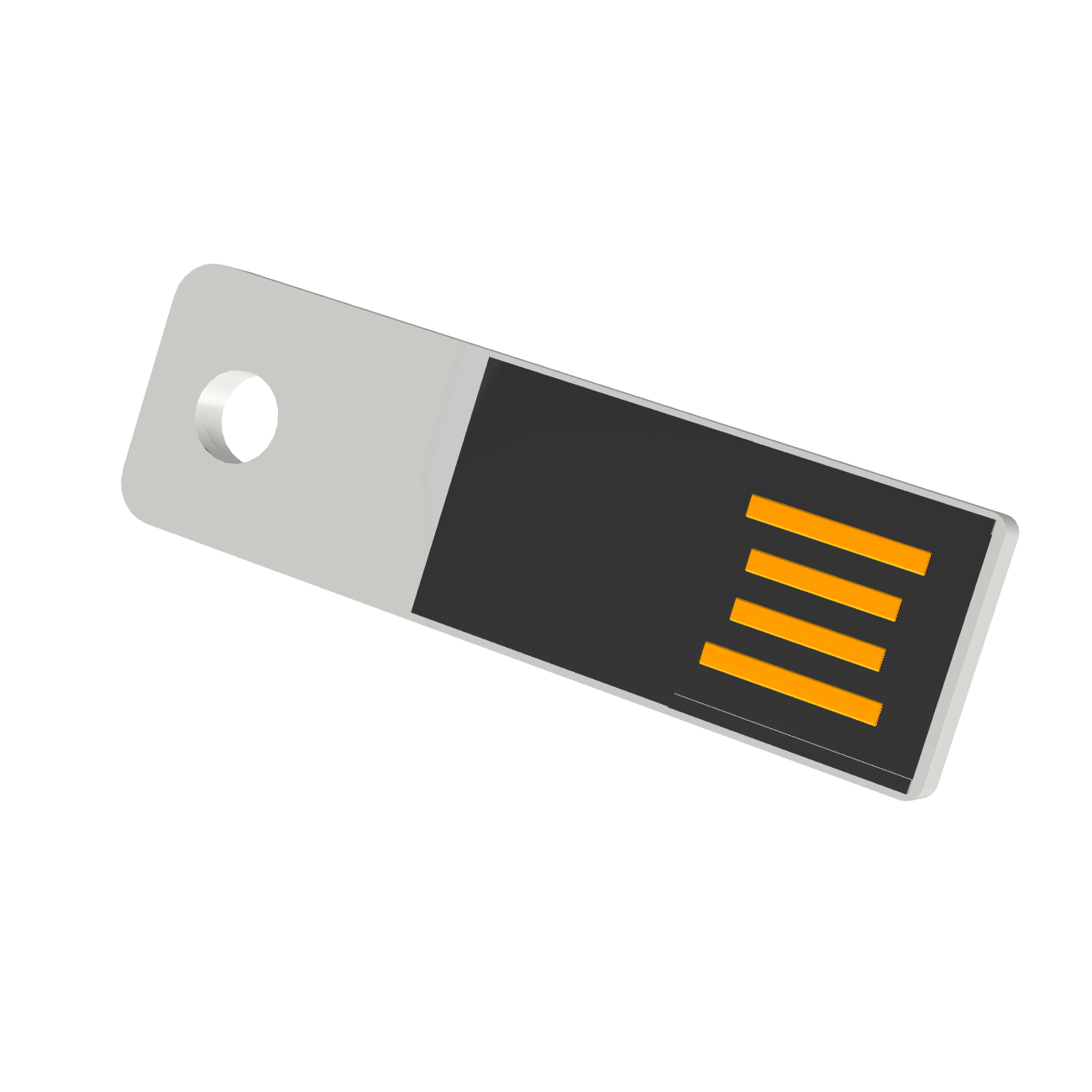 GERMANY 8 GB) USB Mini Slim ® USB-Stick (Weiß,