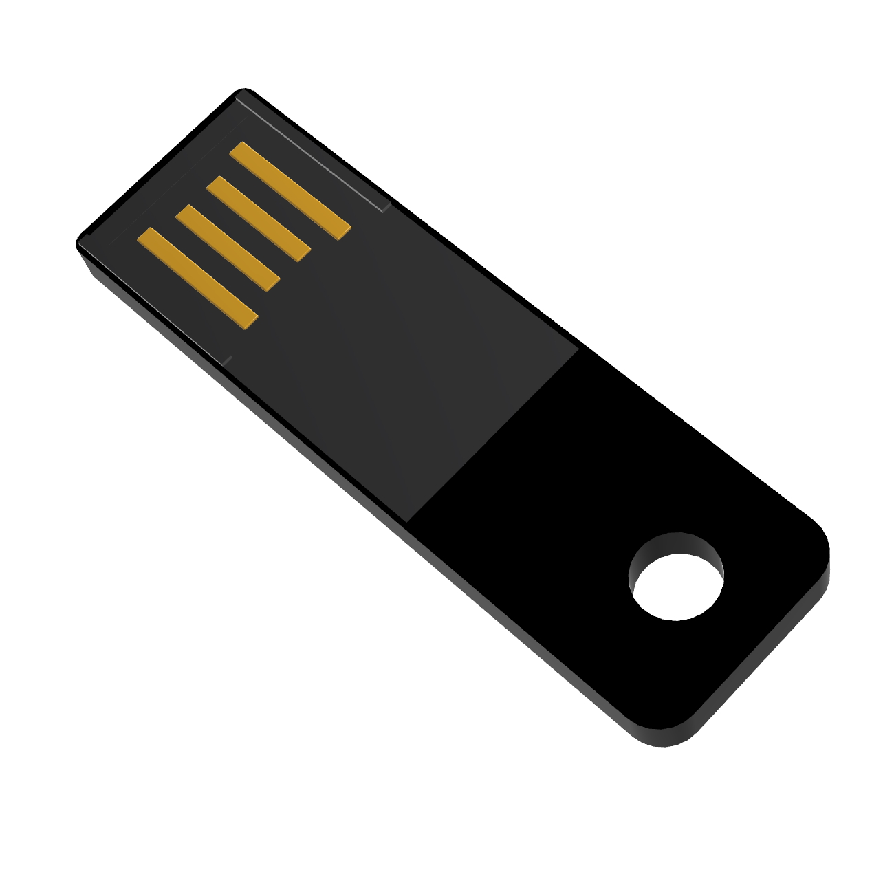 USB GERMANY ® Mini Slim GB) USB-Stick 2 (Schwarz