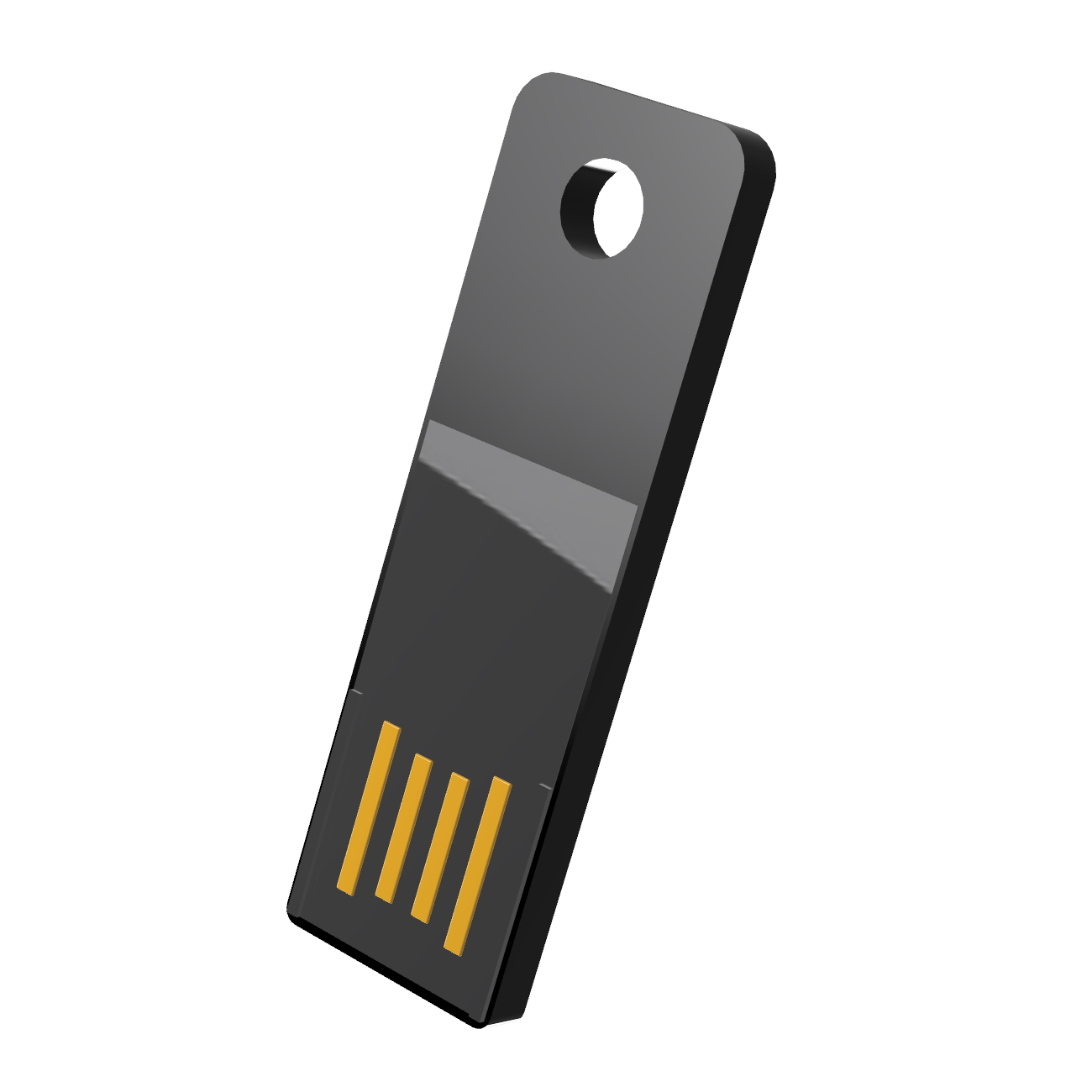 USB GERMANY ® Mini Slim (Schwarz, 8 GB) USB-Stick