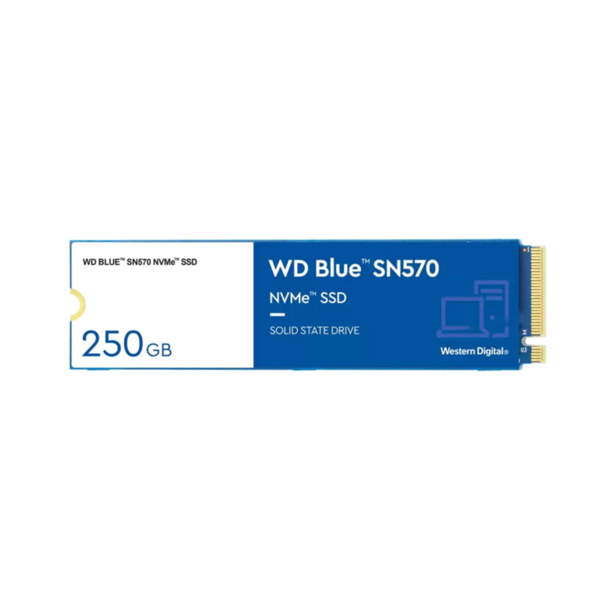 WD SN570, GB, Blue intern WESTERN 250 SSD, DIGITAL