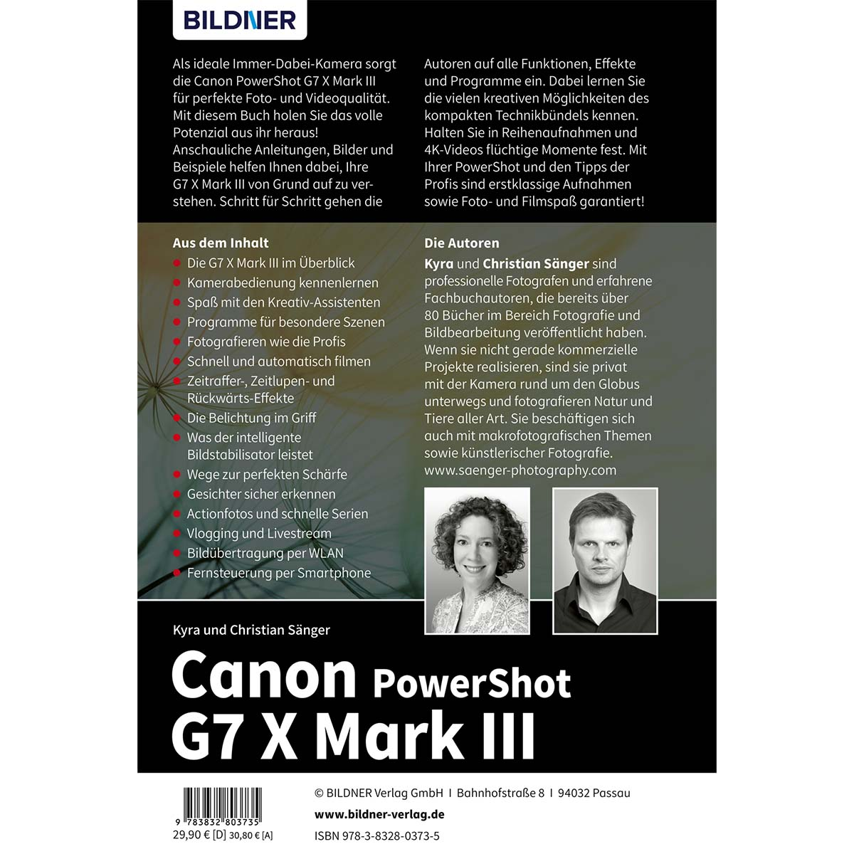 Ihrer III umfangreiche Praxisbuch Canon Mark - PowerShot Kamera! zu Das G7X