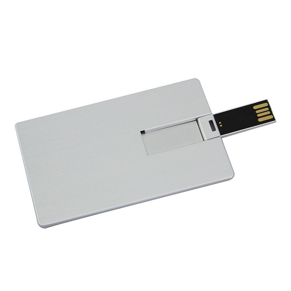 USB GERMANY ® Metall-Kreditkarte USB-Stick 64 GB) (Silber