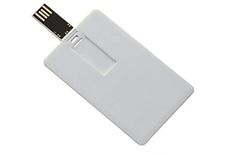 USB GERMANY ® Kreditkarte USB-Stick (Weiss, 128 GB)