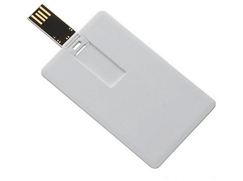 USB GERMANY Kreditkarte ® USB-Stick GB) (Weiss, 4