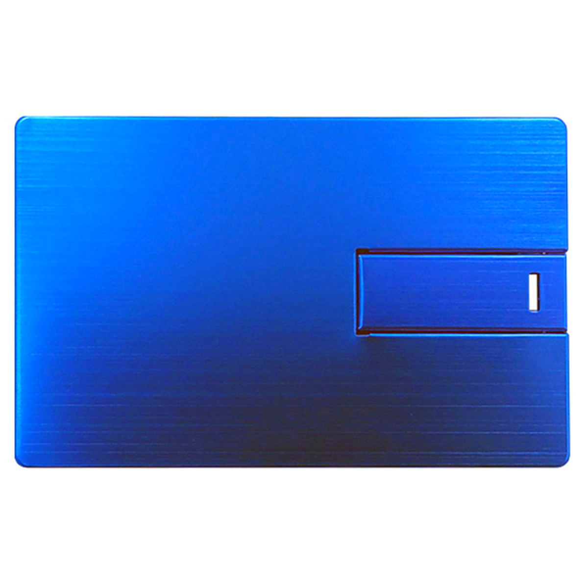 128 GERMANY GB) USB USB-Stick ® Metall-Kreditkarte (Blau,