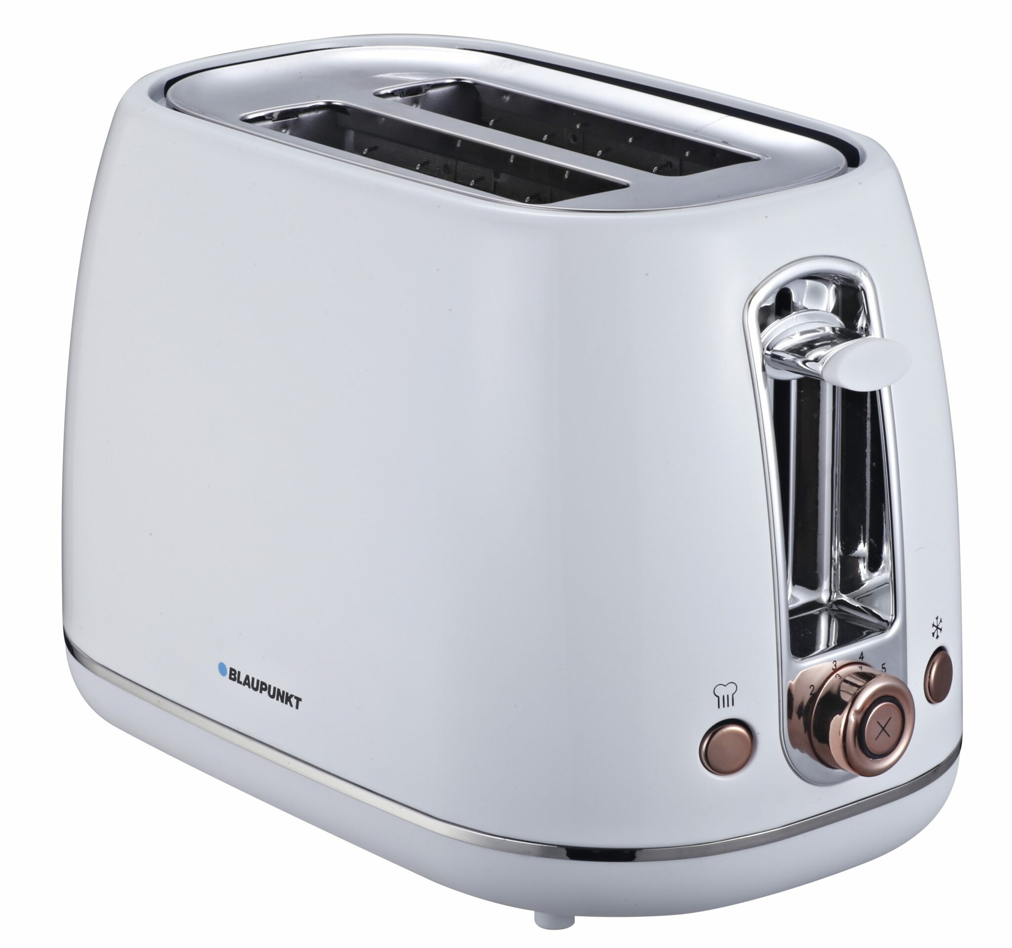 BLAUPUNKT TSS802WH-INOX Toaster Weiss (900 Watt, Schlitze: 0)