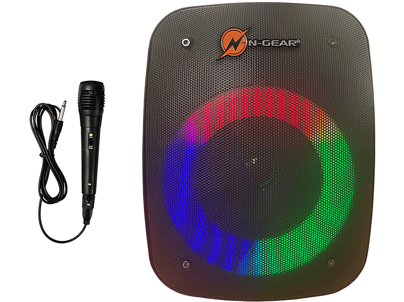 N-GEAR Let\'s Go Party 4 Studio Bluetooth Lautsprecher, Schwarz | Bluetooth-Lautsprecher