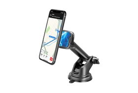 WICKED CHILI KFZ Handyhalterung für Samsung Galaxy S21 / S20 / S10 / S9 /  A60 / A40 (Handy bis 74mm Breite) Auto Windschutzscheibe Halterung mit  Saugnapf, schwarz