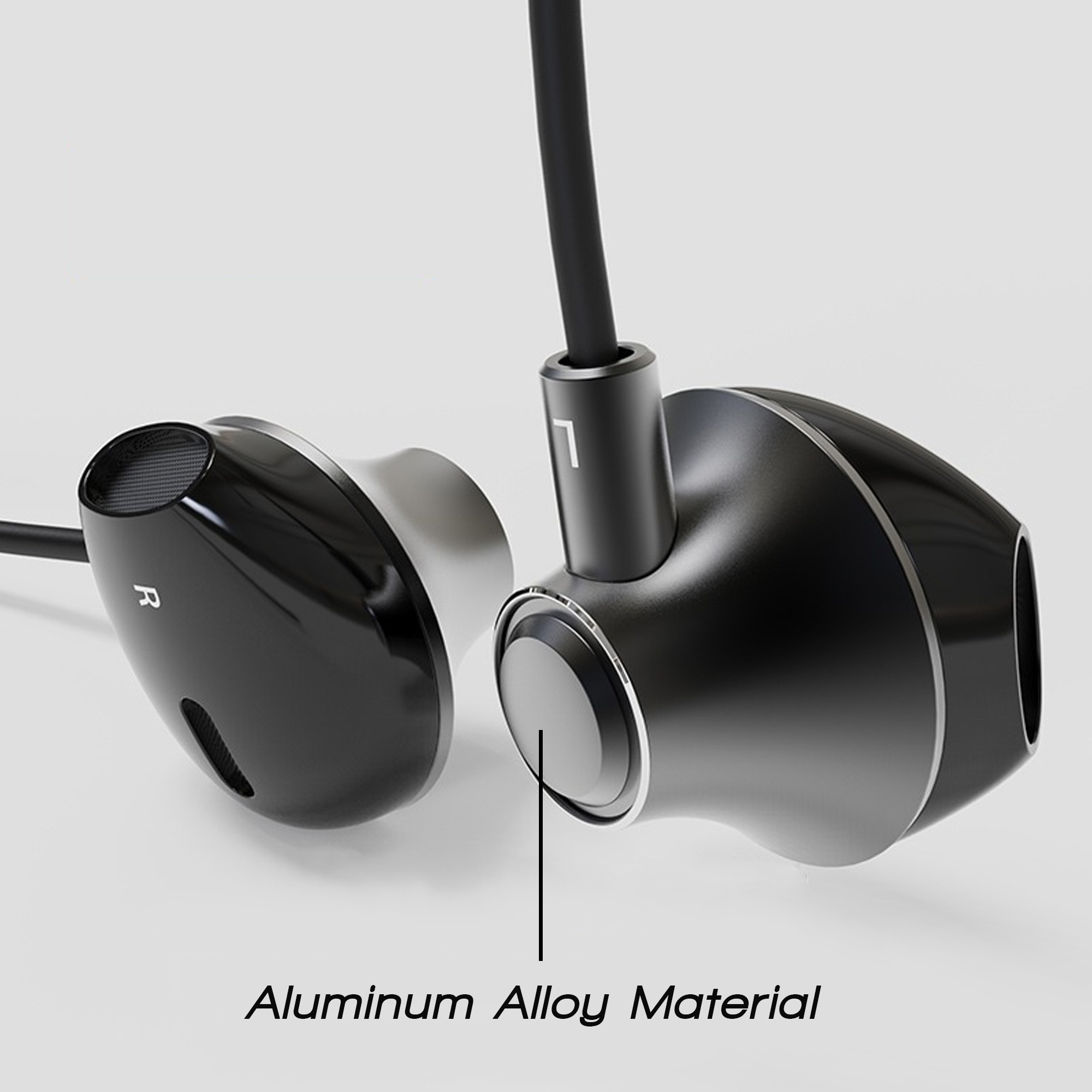 BAKER Kopfhörer mit Kopfhörer Schwarz Kabel, In-ear 3.5mm