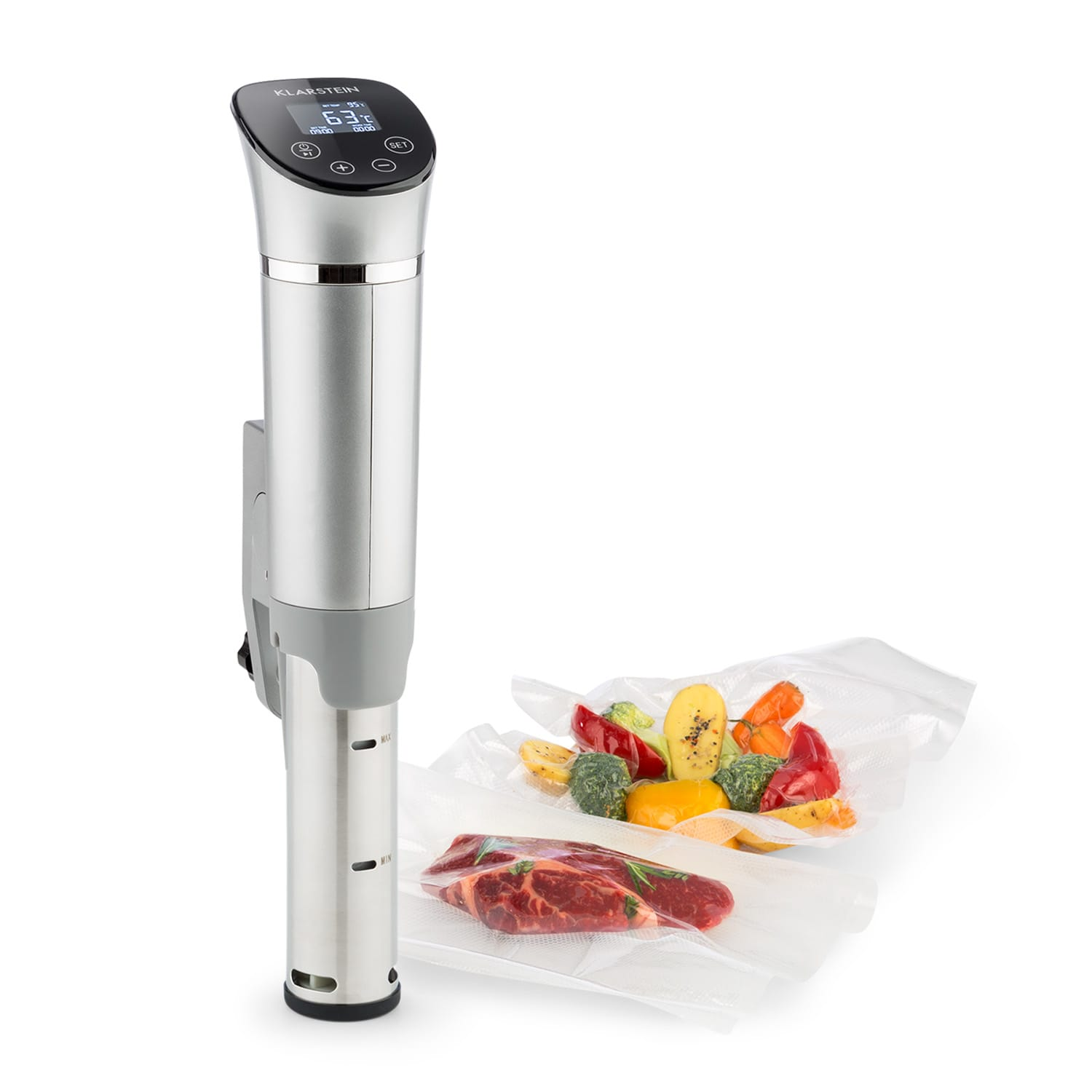 KLARSTEIN Quickstick Flex Sous Vide Silber) Garer