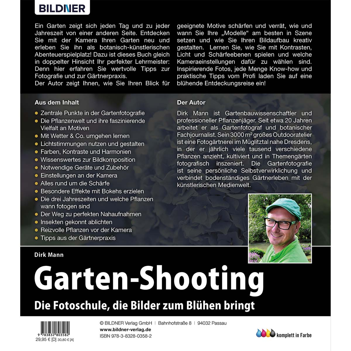 Ein Buchcover mit Text und einem Bild eines Mannes mit grünem Hut wird gezeigt.