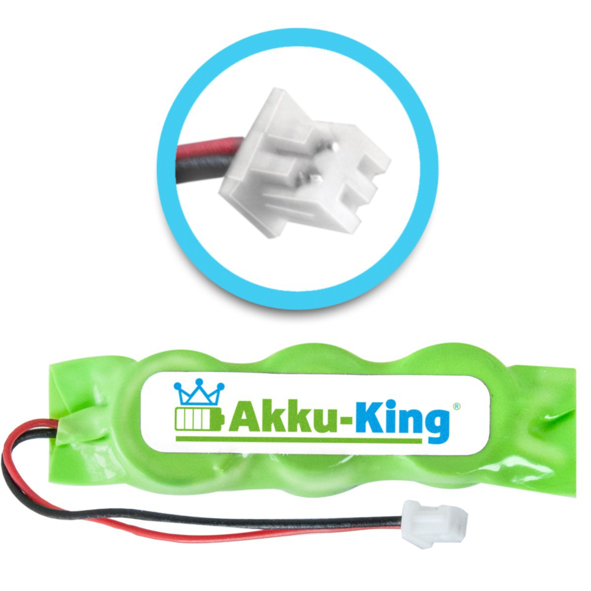 AKKU-KING Akku kompatibel mit Symbol MC30 Geräte-Akku, Ni-MH Volt, 7.2 20mAh