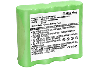 AKKU-KING Akku kompatibel mit Astro 3ABAT-XXT9U-929 Ni-MH Geräte-Akku, 4.8 Volt, 2000mAh