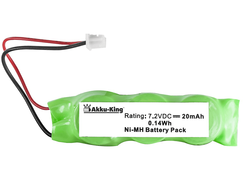 AKKU-KING Akku kompatibel mit Symbol MC9000 Ni-MH Geräte-Akku, 7.2 Volt, 20mAh