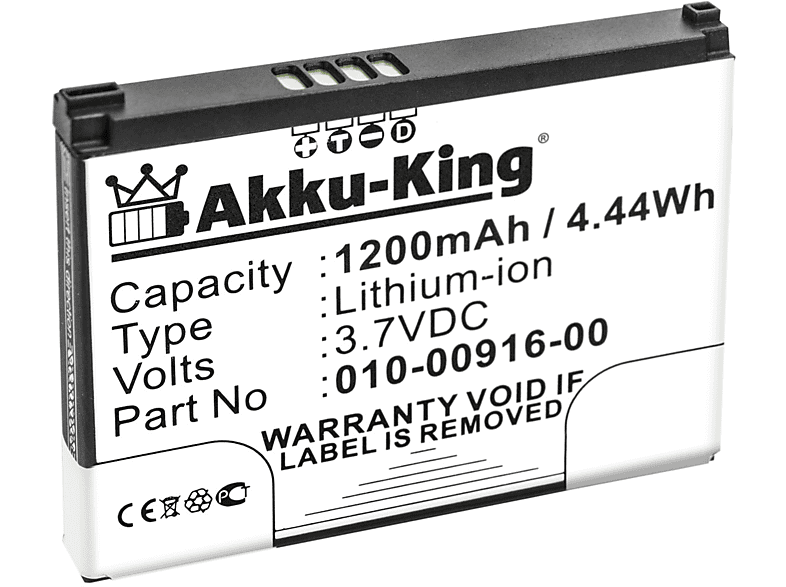 1200mAh Volt, 010-11212-14 Asus Geräte-Akku, Akku Li-Ion kompatibel AKKU-KING mit 3.7