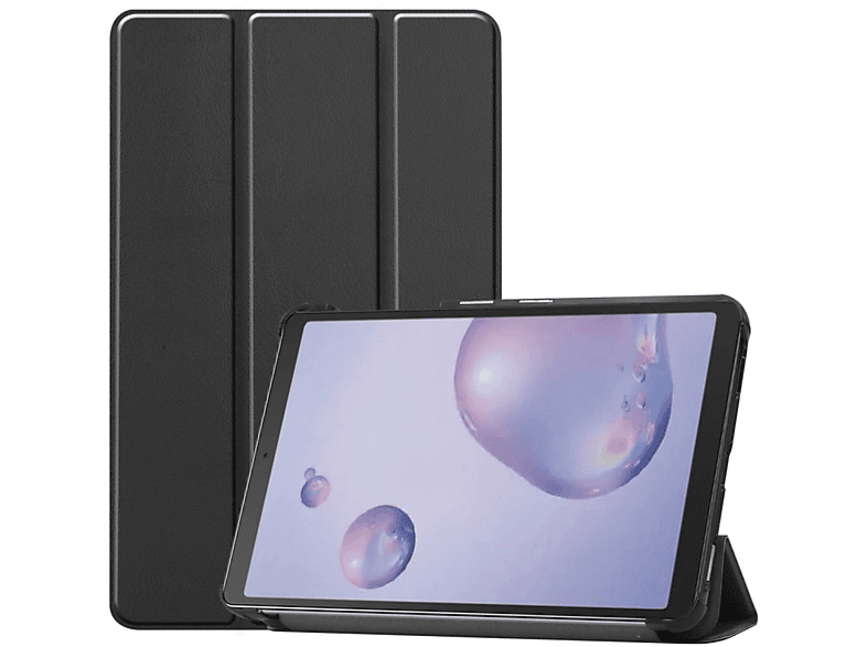 KÖNIG DESIGN Samsung für Kunststoff, Schutzhülle Schwarz Tablethülle Bookcover