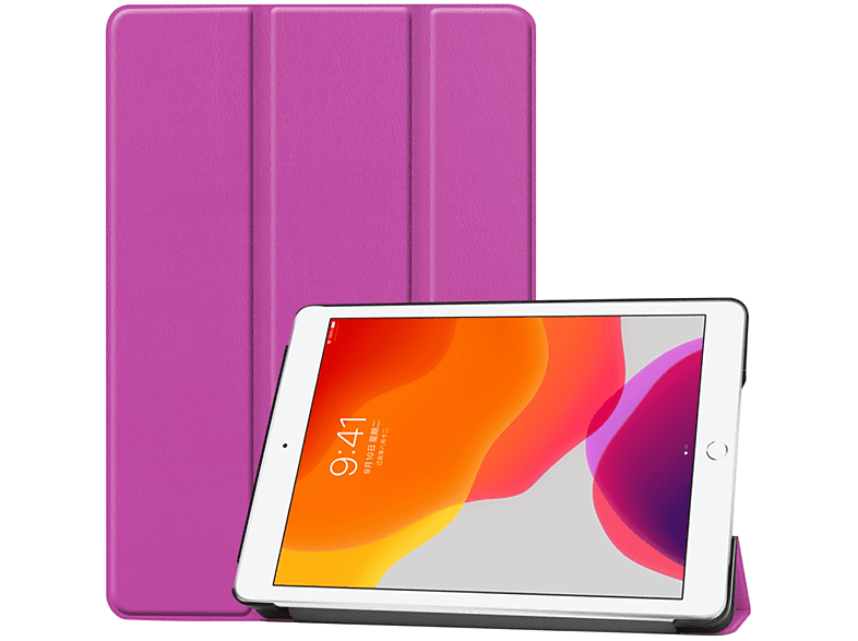 KÖNIG DESIGN Schutzhülle Tablethülle Kunststoff, Violett Apple Bookcover für