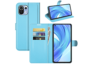 KÖNIG DESIGN Schutzhülle, Bookcover, Xiaomi, Mi 11 Lite, Blau