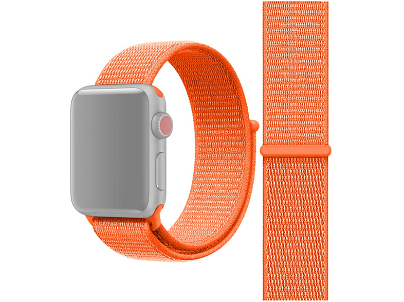 Ersatzarmband, Orange Sportarmband, Apple, Series DESIGN 7 Watch 45mm, KÖNIG