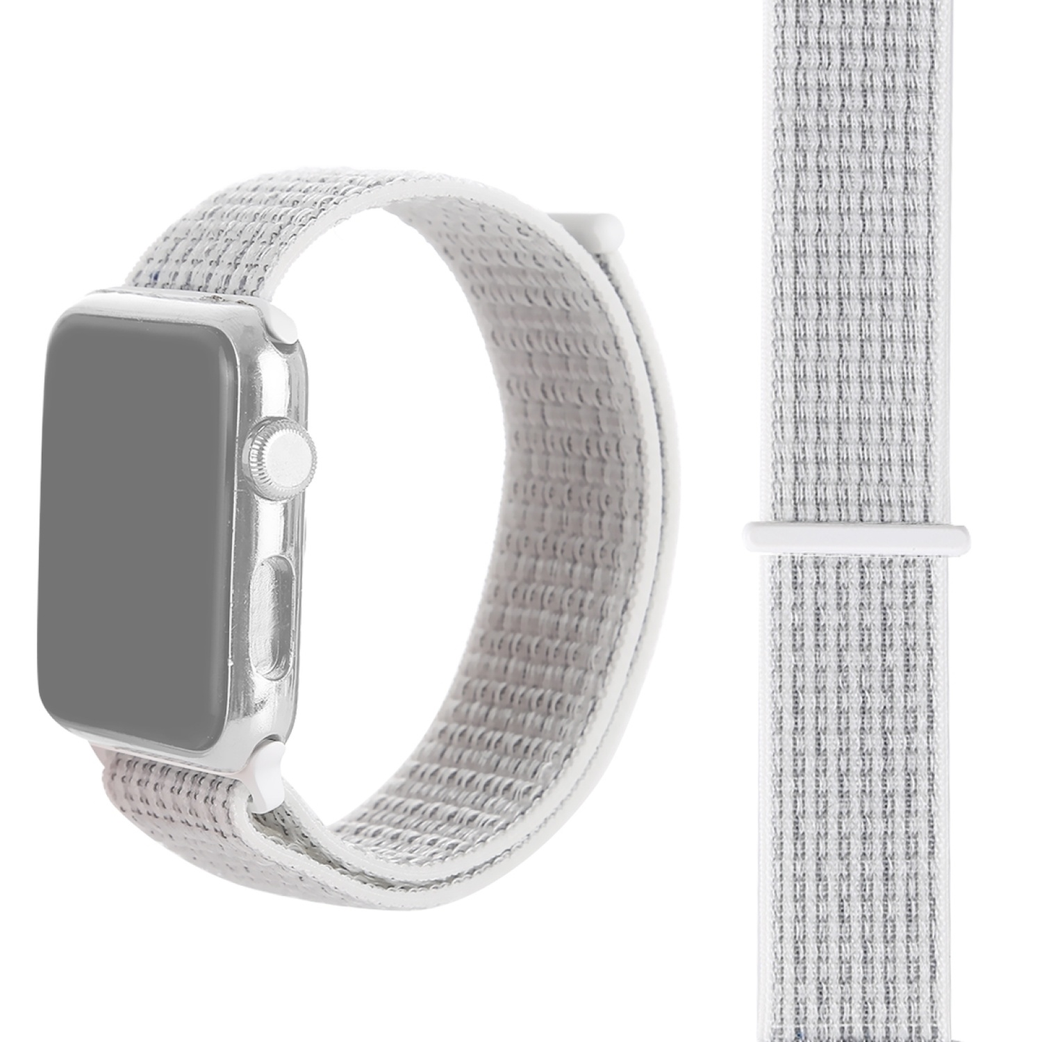 Silber Ersatzarmband, 45mm, Apple, Watch Sportarmband, DESIGN Series KÖNIG 7