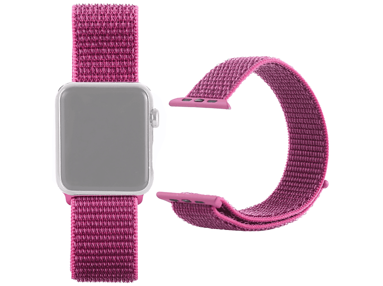 KÖNIG DESIGN Sportarmband, Ersatzarmband, Apple, Watch Series 7 45mm, Rot